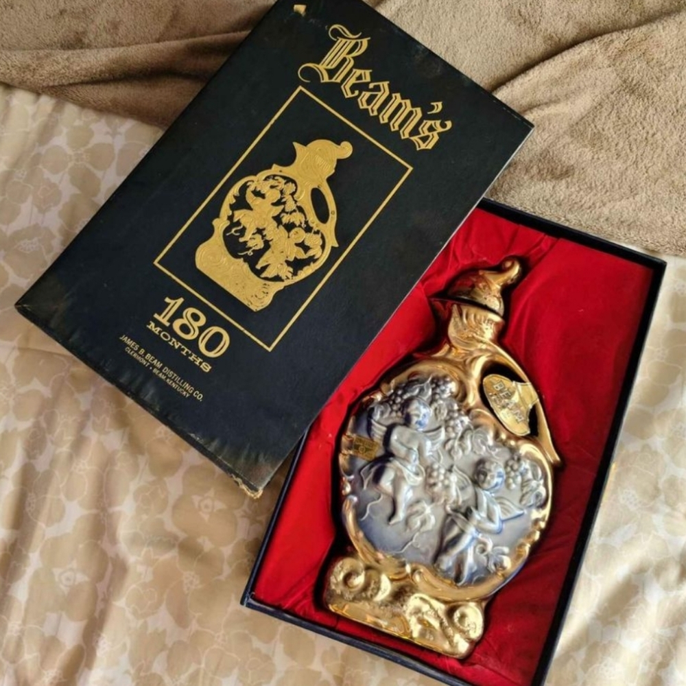 Vintage 1976 Jim Beam Whiskey Decanter